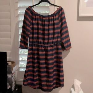 Cute and comfy off shoulder dress - 34 in long
